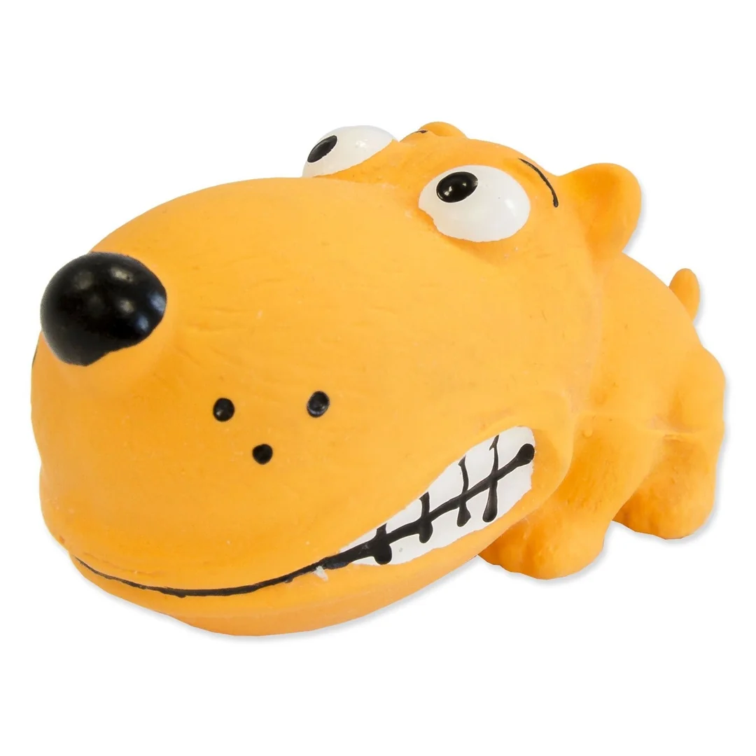 Hračka Dog Fantasy Latex Veľké Hlavy so zvukom mix 9cm