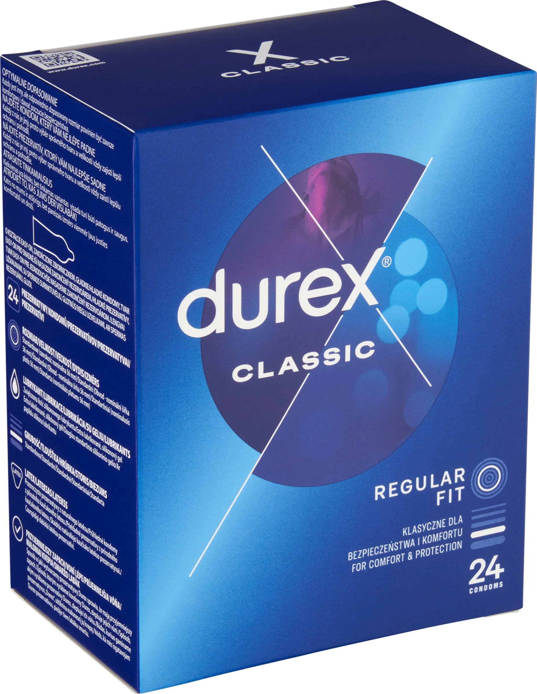 DUREX Classic 1×24 ks, kondómy