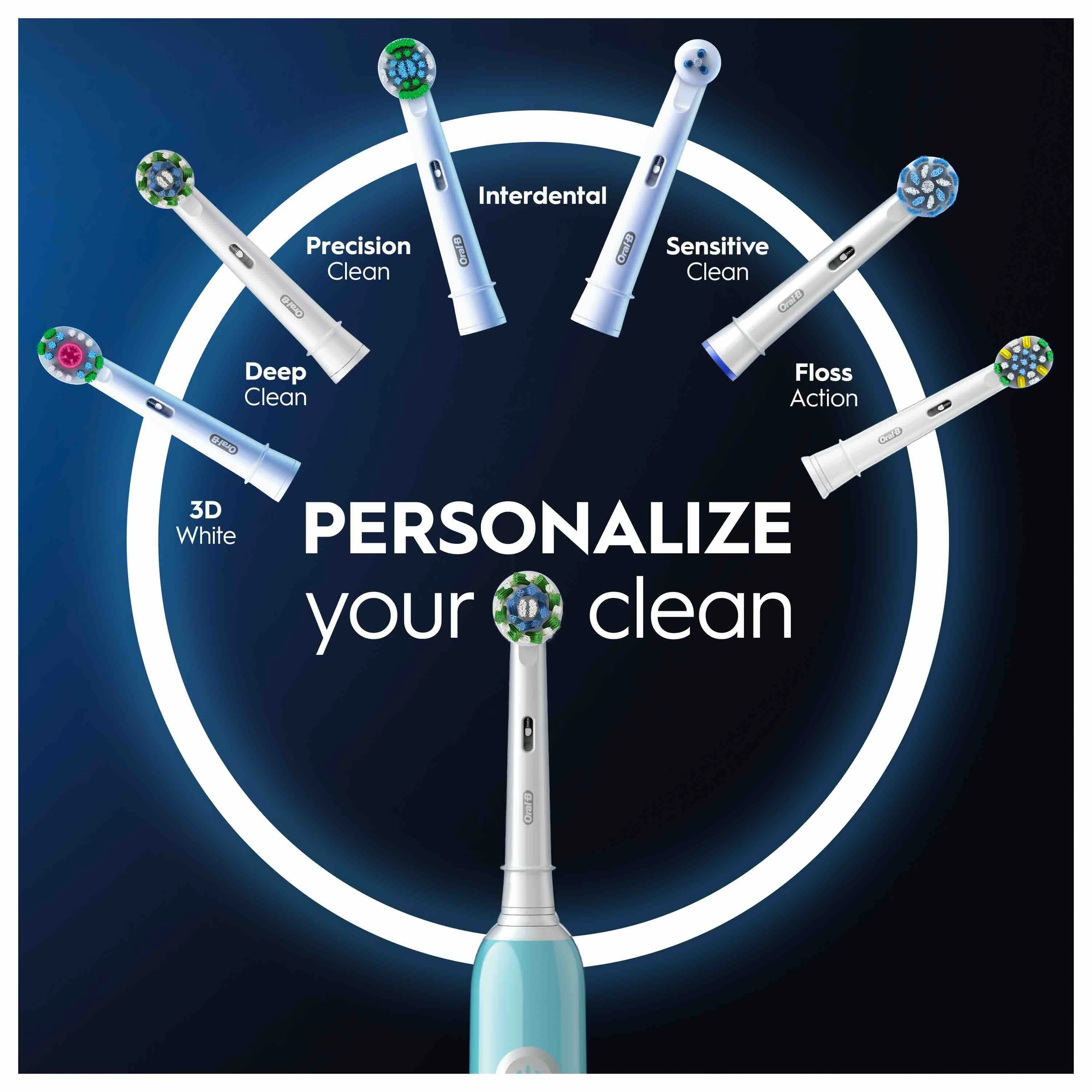 Oral-B EK Pro Series 1 Caribeean Blue + Cestovné púzdro 1×1 ks, elektrická zubná kefka