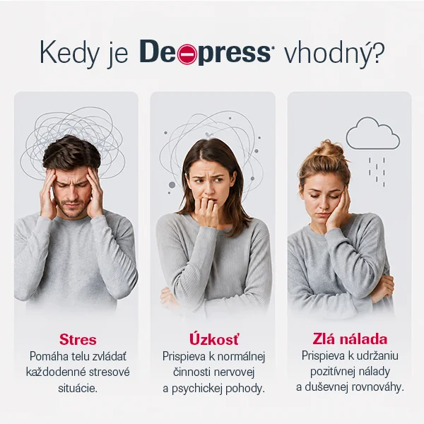 De-press 1×60 cps, výživový doplnok