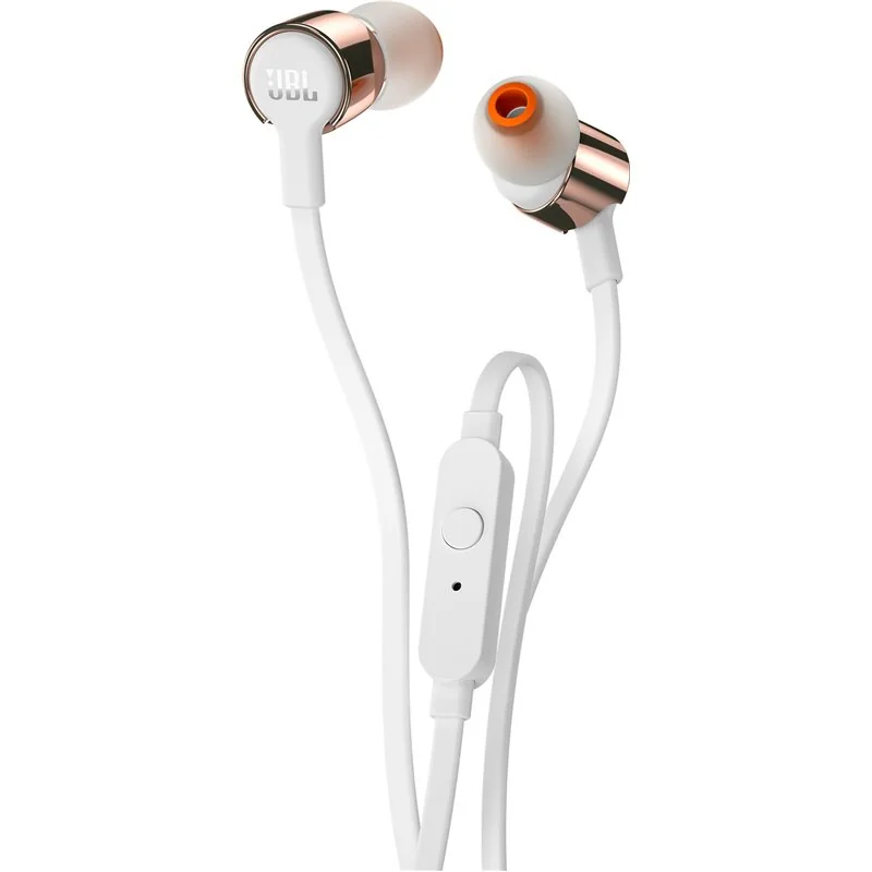 Minislúchadlá do uši špuntové JBL T210RGD rosegold