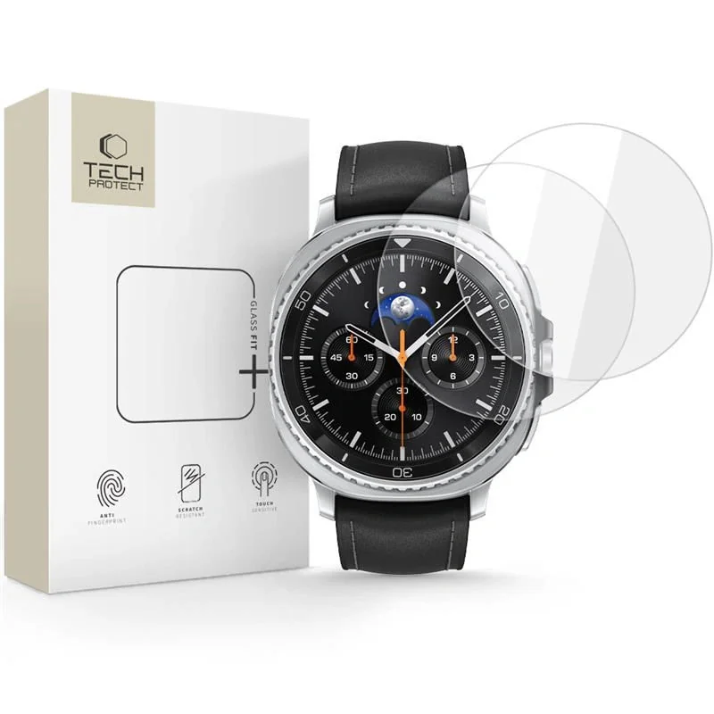 Tech-Protect Glass Fit 2x ochranné sklo na Samsung Galaxy Watch 8 Classic (46 mm) sic (46 mm)