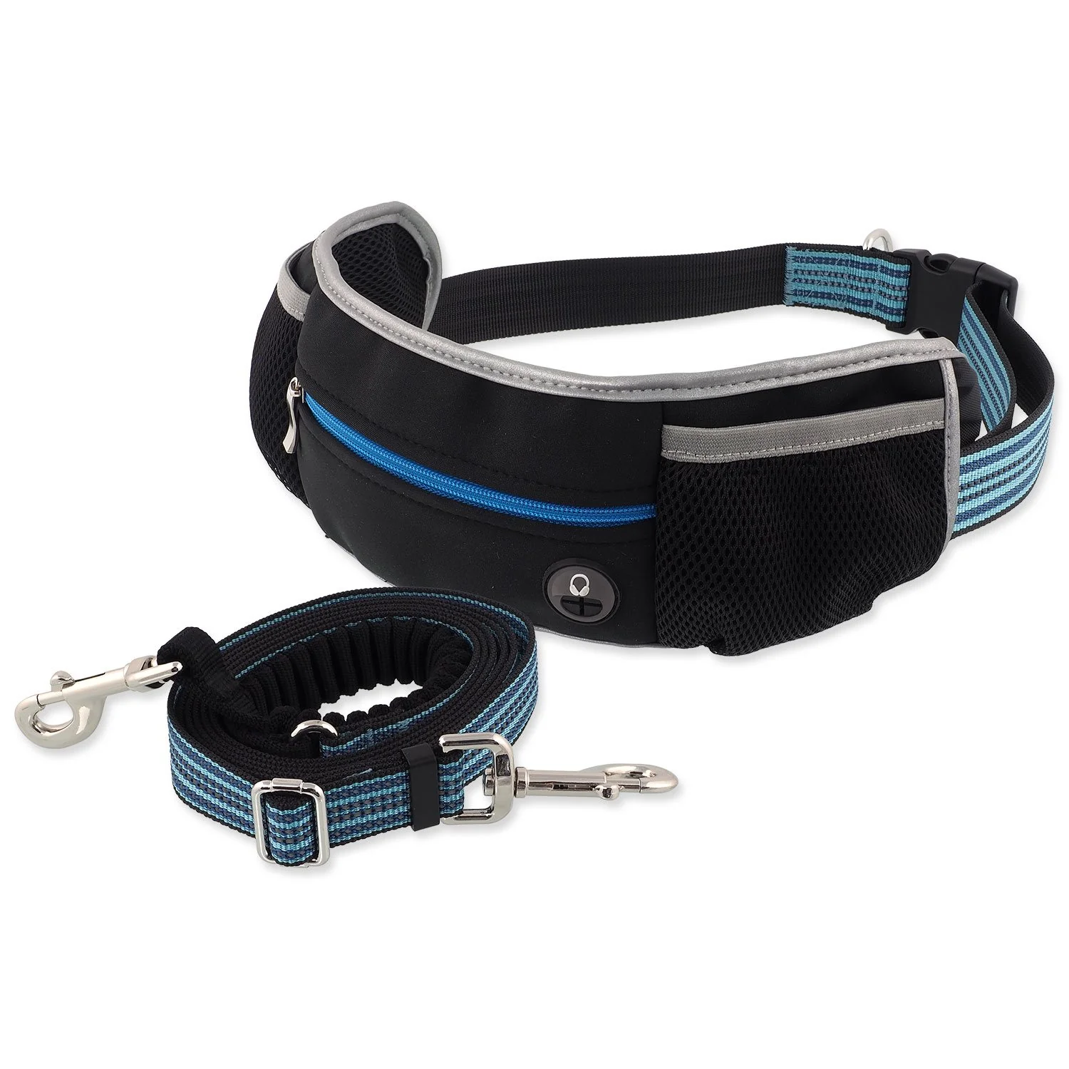 Vodítko s ladvinkou bežecké, s reflexnými prvkami