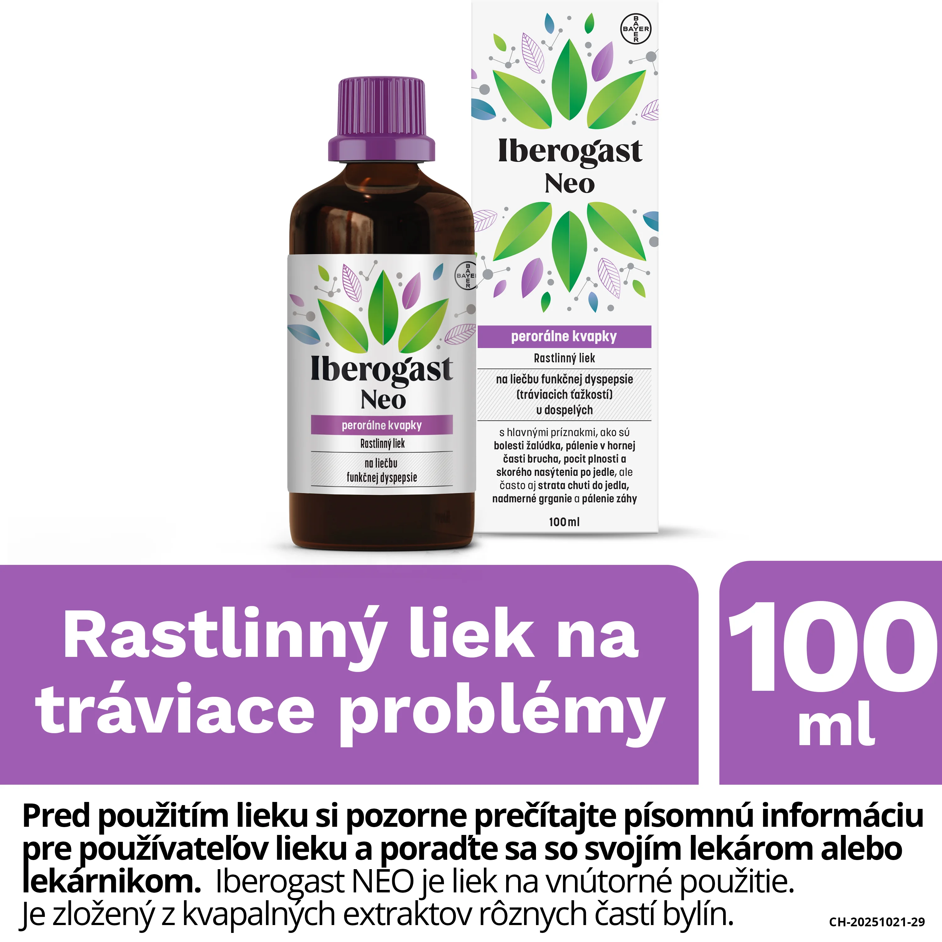 Iberogast Neo perorálne kvapky 100 ml