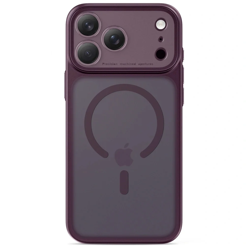 Tech-Protect MagPrime MagSafe CC kryt na iPhone 17 Pro Max / 18 Pro Max, bordový