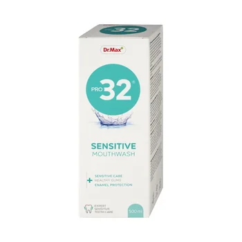 Dr.Max PRO32 Ústna voda Sensitive 1×500 ml, ústna voda