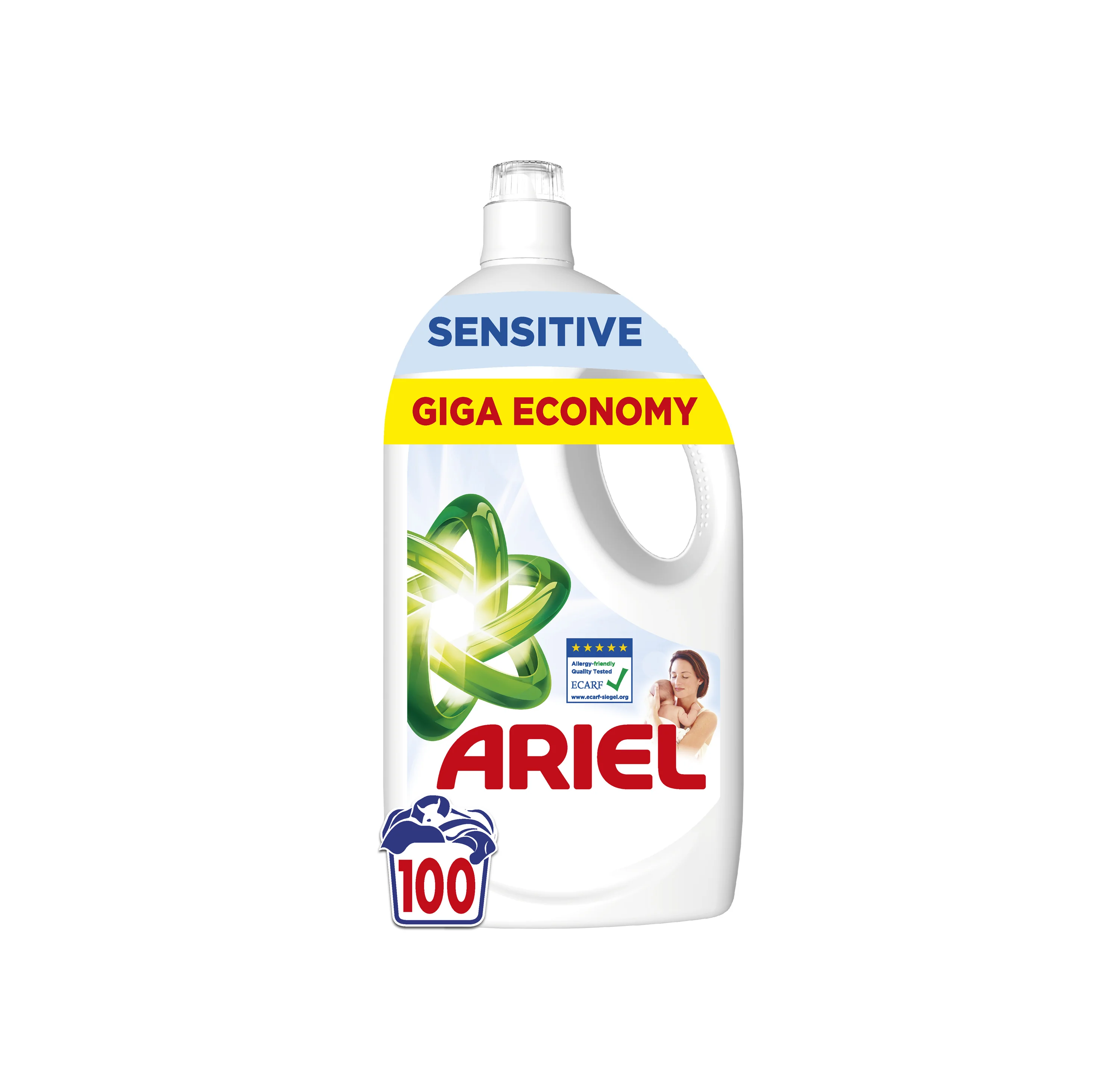 Ariel Sensitive prací gél, 100 praní 4500 ml