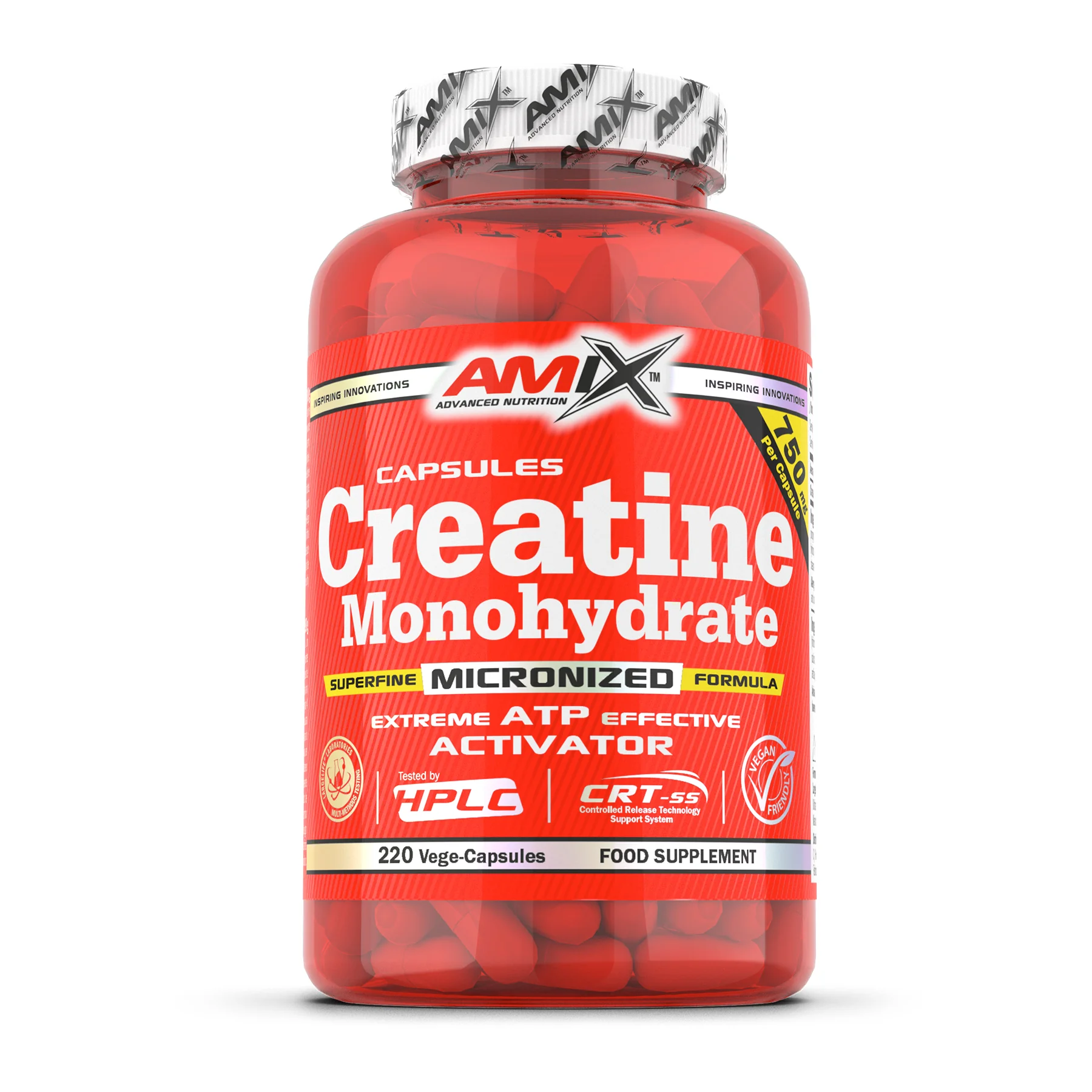 Amix Creatine Monohydrate 220 kapsúl