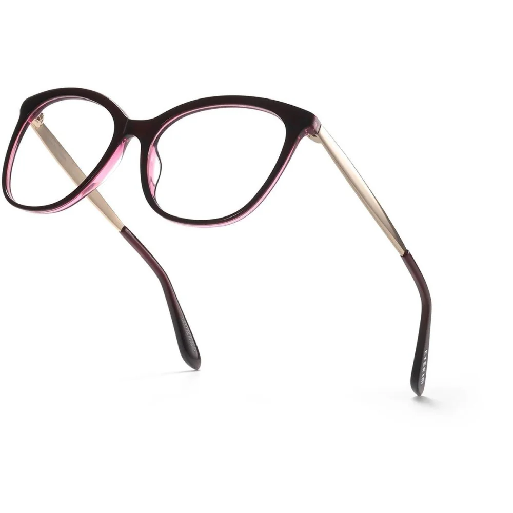 Kohe by eyerim Andrea Burgundy blue-light [non-prescription]