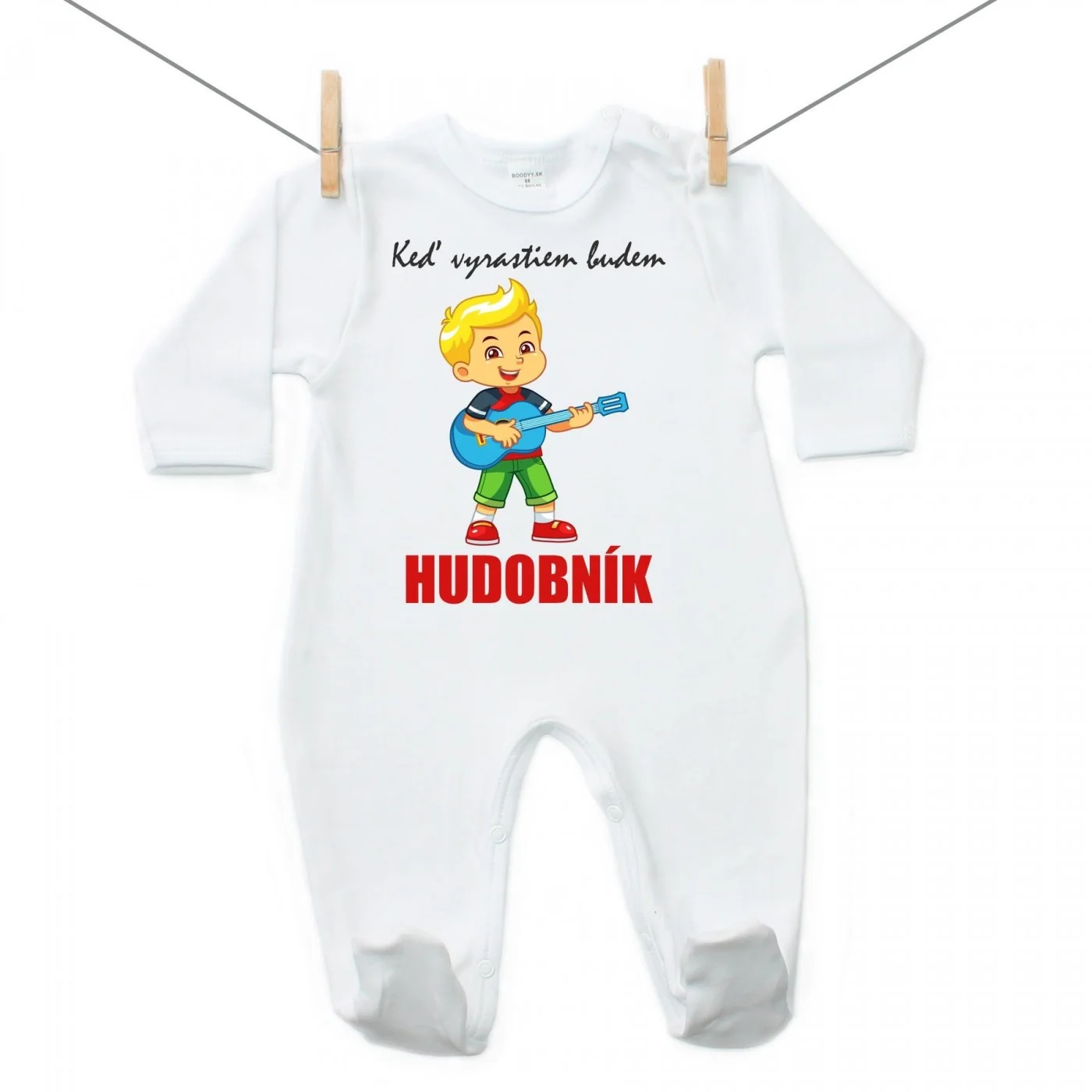 Boodyy Overal Keď vyrastiem budem hudobník Veľkosť: 74
