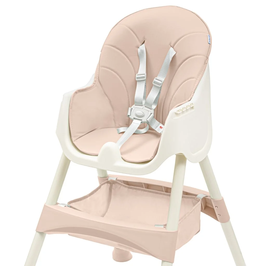 Jedálenská stolička Baby Mix Nora dusty pink , 20C52918