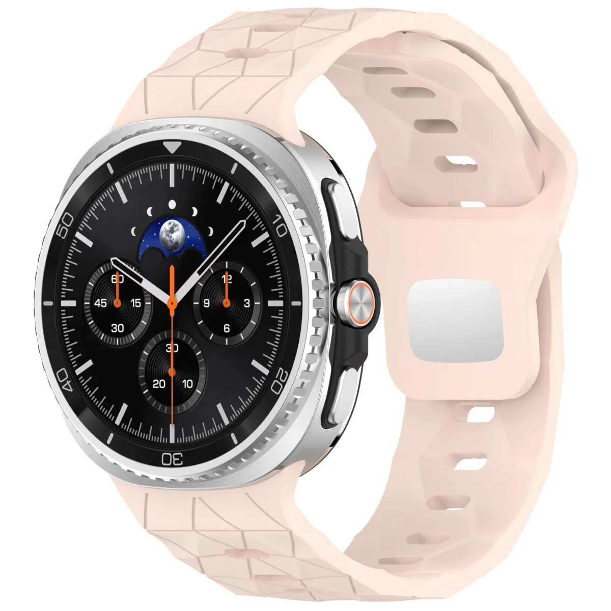 BStrap Silicone Grid remienok na Samsung Galaxy Watch 8, pink
