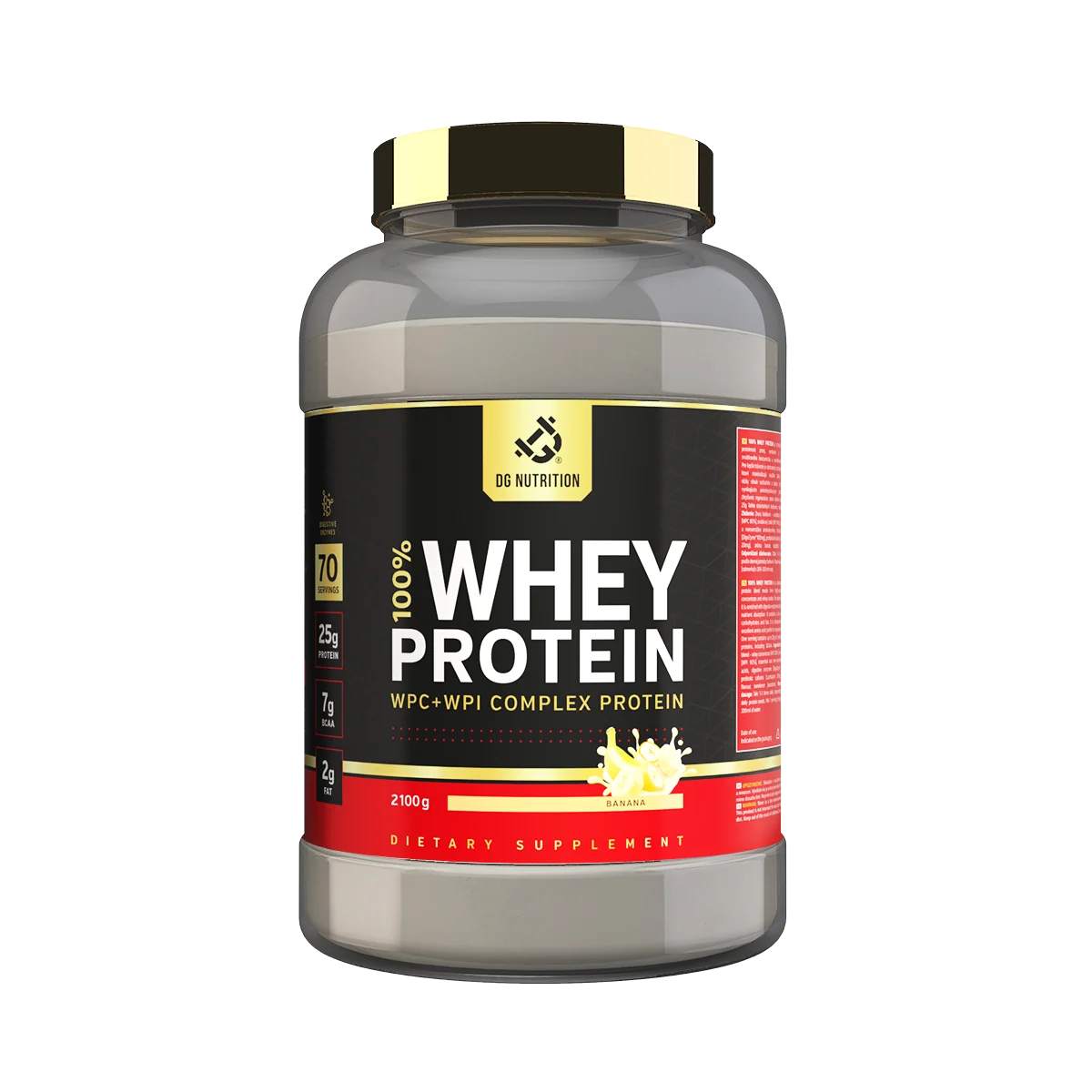 100% Whey Performance Complex Banán 2100 g