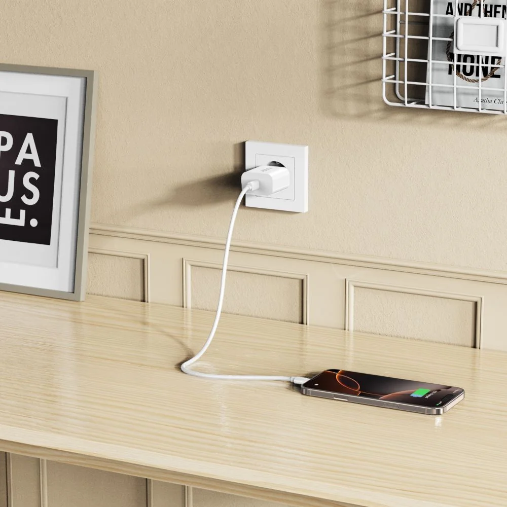Tech-Protect NC20W sieťová nabíjačka USB-C PD 20W, biela