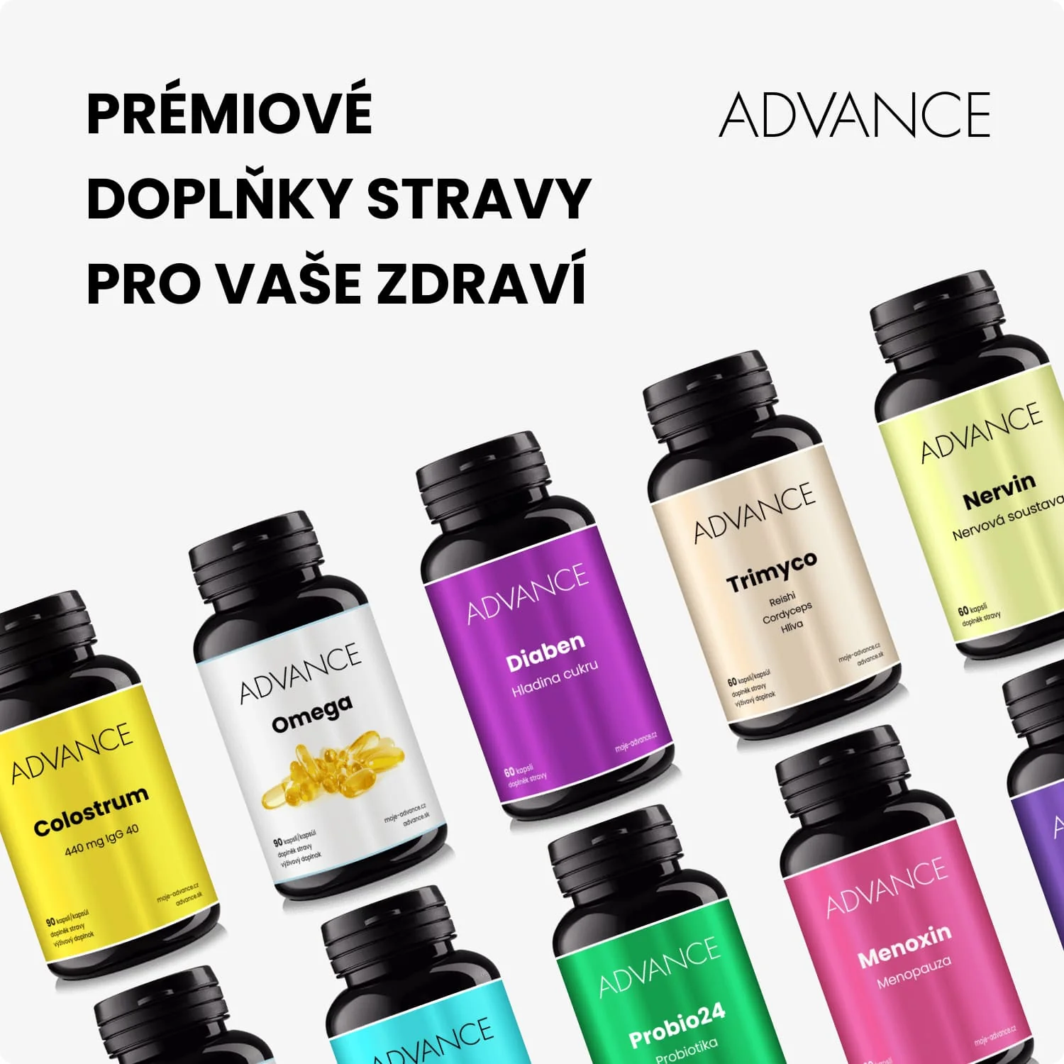 ADVANCE BrainActive 60 kapsúl - pamäť, koncentrácia, energia 1×60 cps, výživový doplnok