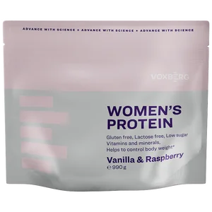 VOXBERG Women's Protein Vanilka & Malina 990 g
