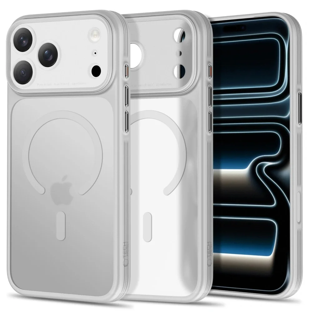 Tech-Protect MagPrime MagSafe CC kryt na iPhone 17 Pro / 18 Pro, sivý