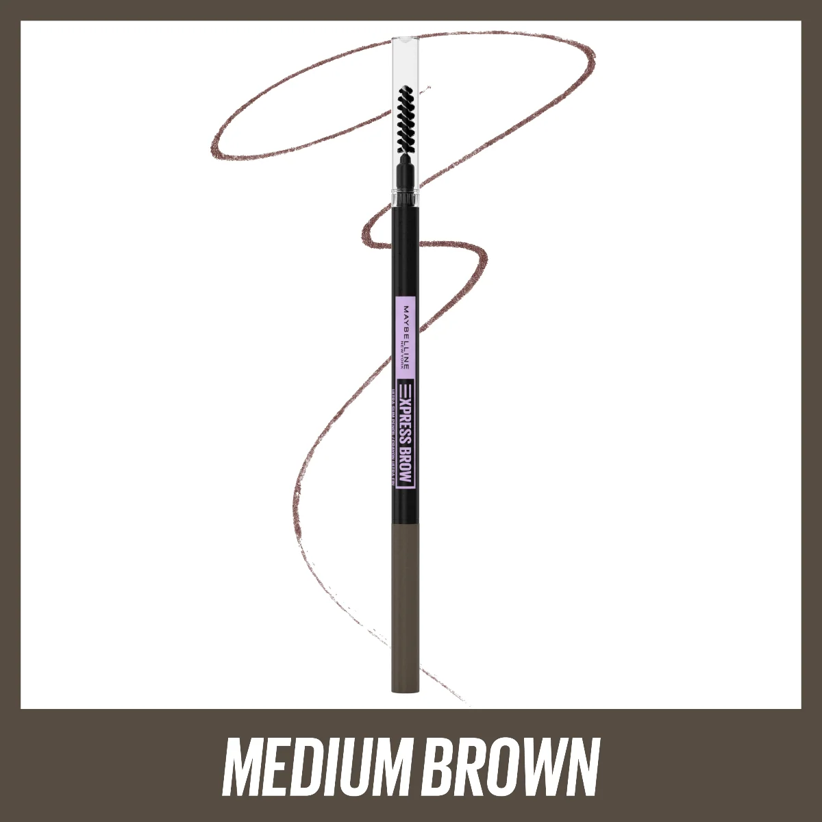 MAYBELLINE BROW ULTRA SLIM BROW MED BR 4G 1×4 g, ceruzka na obočie