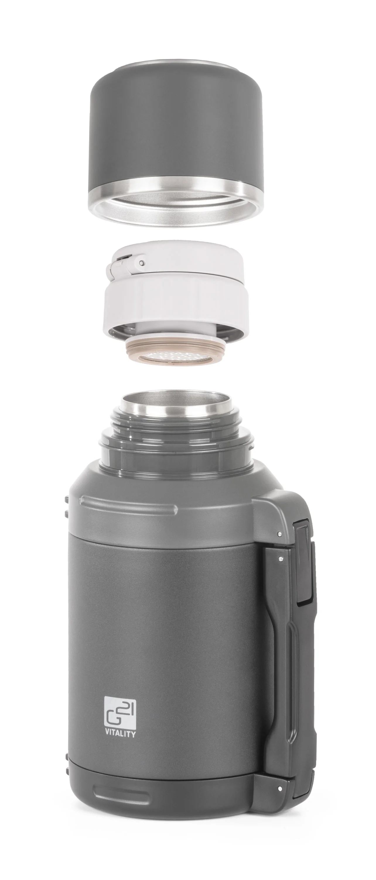 Termoska G21 nerezová 1200 ml čierno-sivá G21TM1200_CS