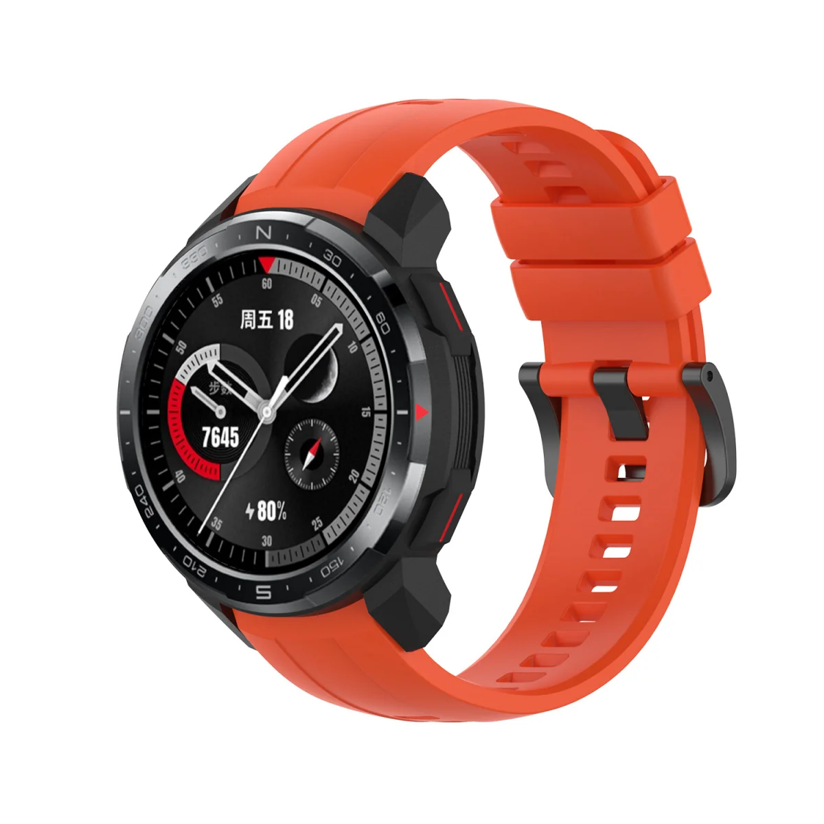 BStrap Silicone remienok na Honor Watch GS Pro orange