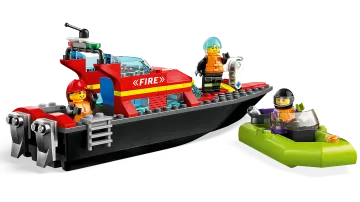 LEGO® City 60373 Hasičský záchranný čln a loď 1×1 ks, lego stavebnica