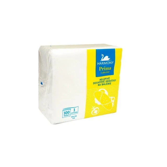 Harmony Servítky papierové 1×100 ks, papierové servítky