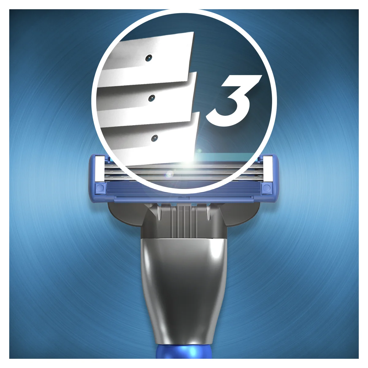 Gillette Mach3 Turbo 3D Strojček + 2NH 1×1 set, holiaci strojček s náhradnými hlavicami