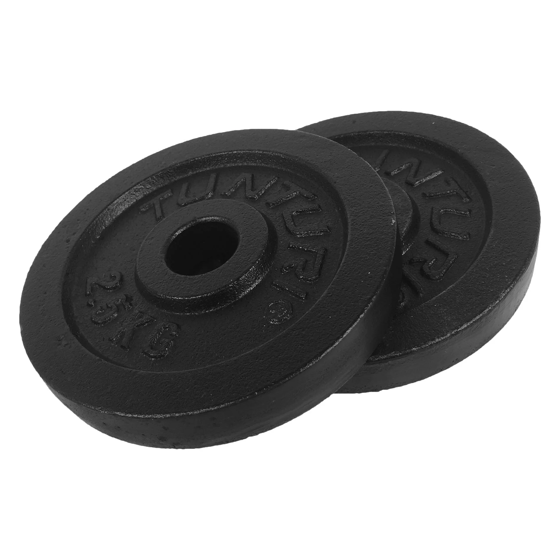 Kotúče na činky liatina 30 mm - pár varianta 1,25 kg / 30 mm