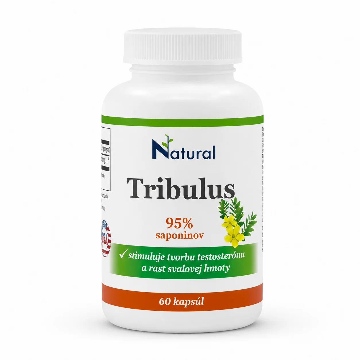 Tribulus terrestris - 450 mg - 60 kapsúl