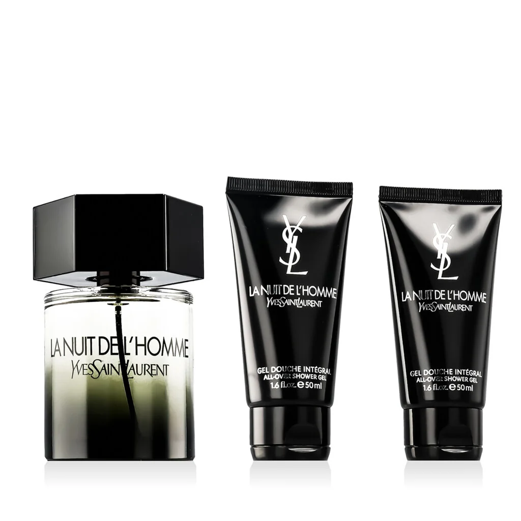 Yves Saint Laurent La Nuit de L'Homme EDT 100 ml + SG 2 x 50 ml M