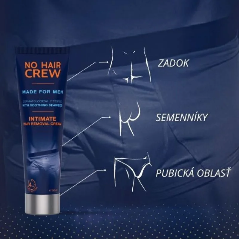 TRIOSET No Hair Crew Body + Intimate + Tekutý púder