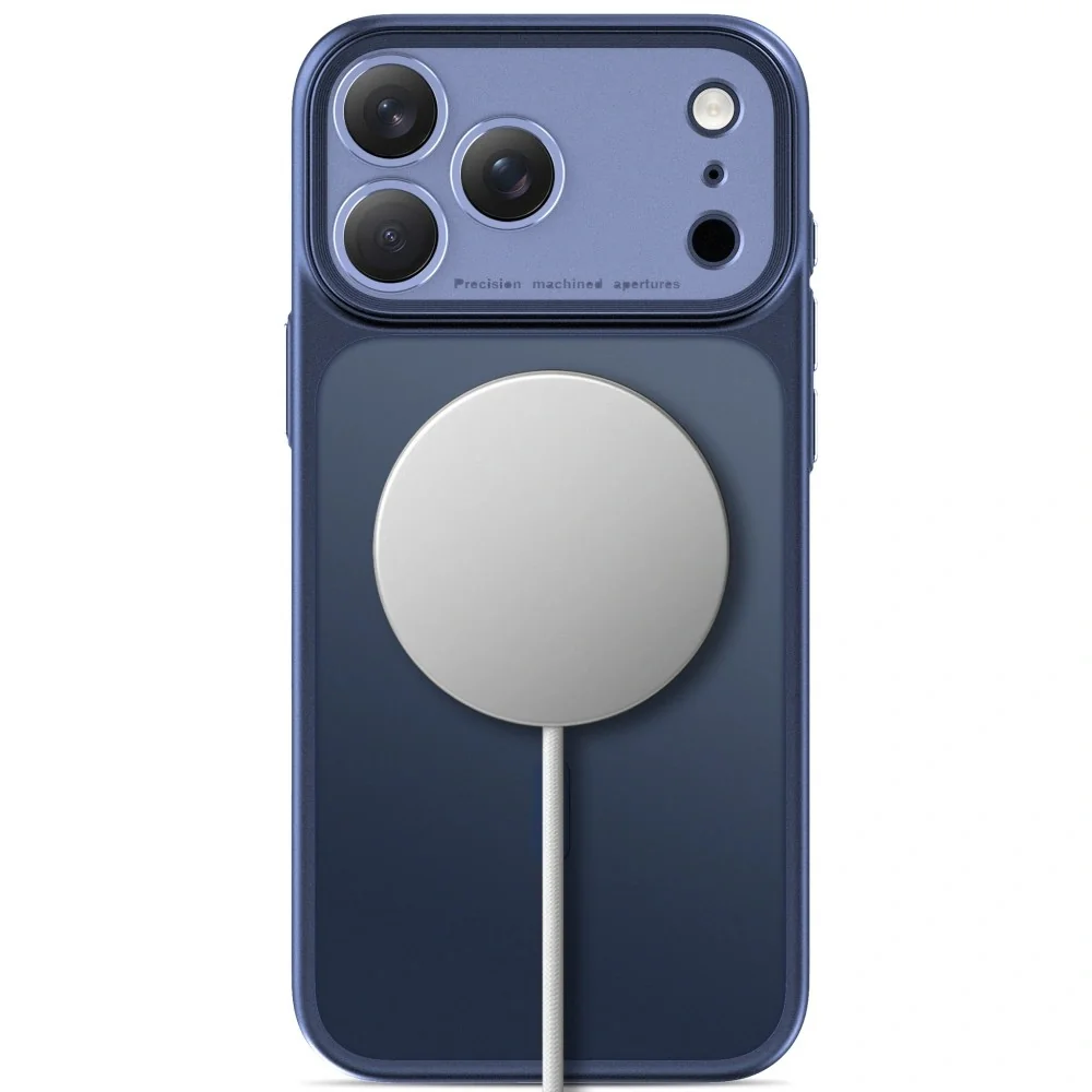 Tech-Protect MagPrime MagSafe CC kryt na iPhone 17 Pro / 18 Pro, tmavomodrý