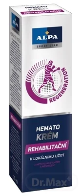 ALPA SportStar HEMATO KRÉM 1×75 ml, rehabilitačný krém