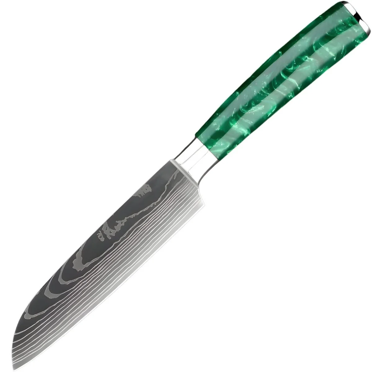Kuchynský nôž Small Santoku Zelená