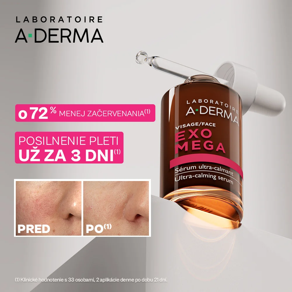 A-DERMA EXOMEGA Ultra upokojujúce sérum 30 ml