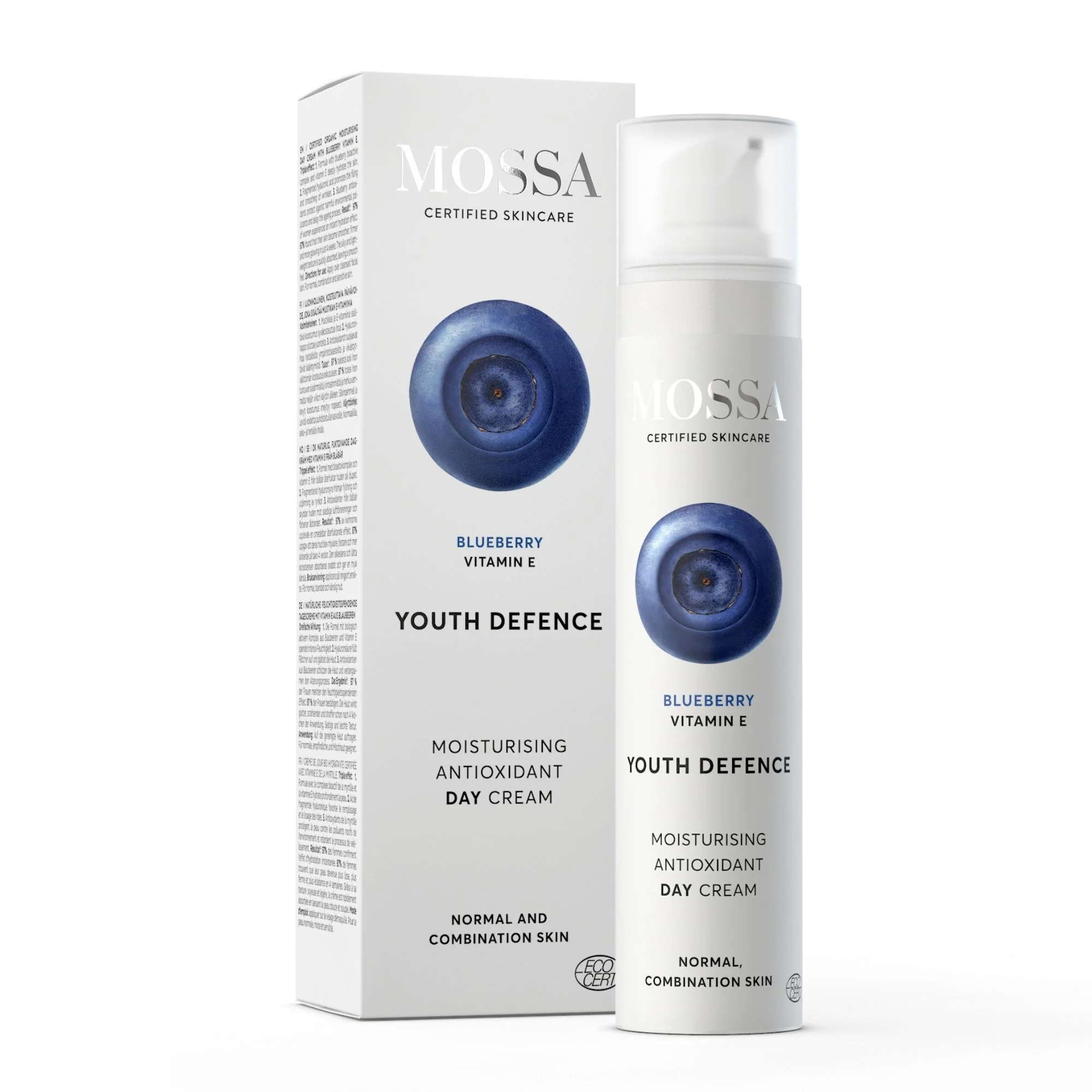 MOSSA Hydratačný denný krém, YOUTH DEFENCE 50 ml