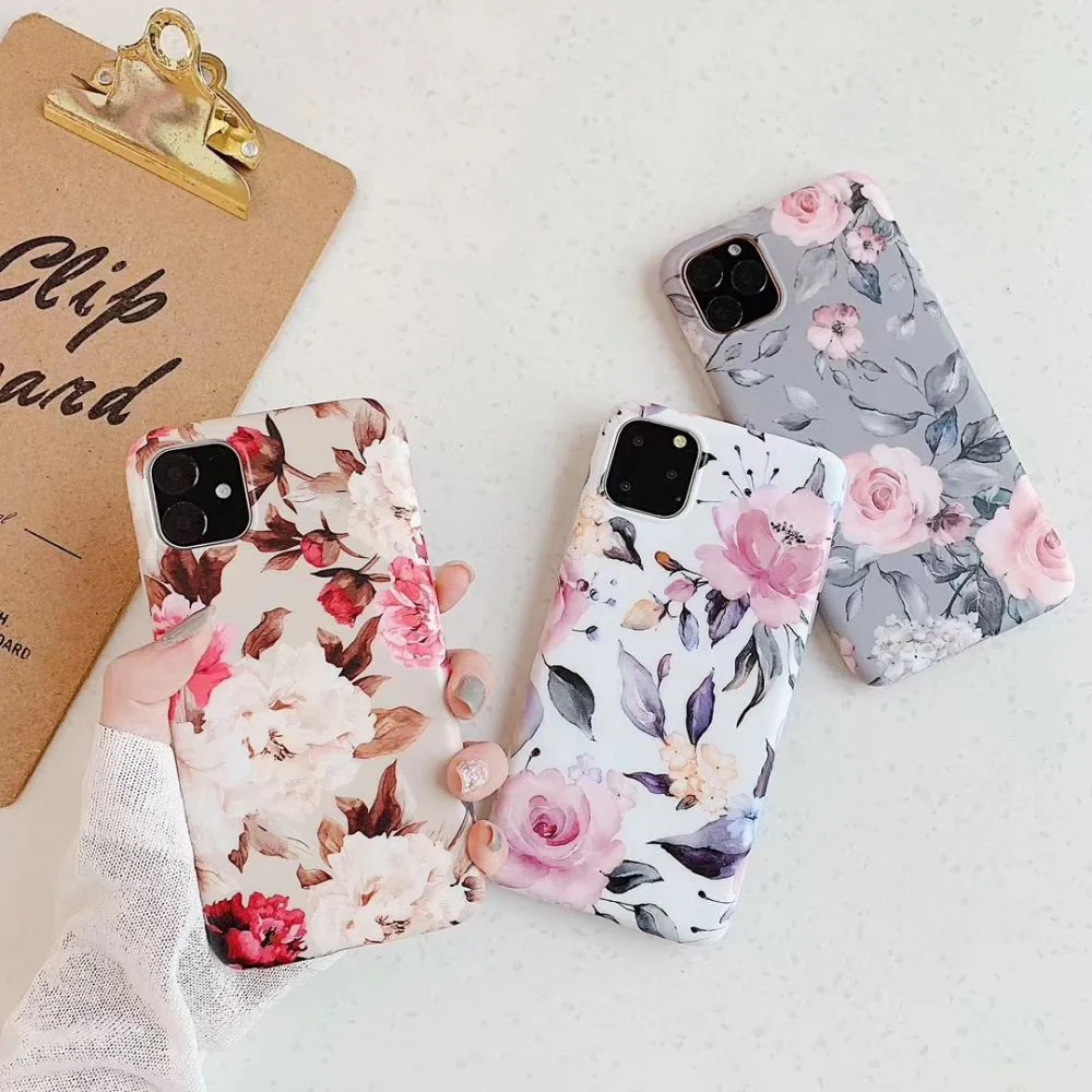 Tech-Protect Floral silikónový kryt na Samsung Galaxy A53 5G, biely