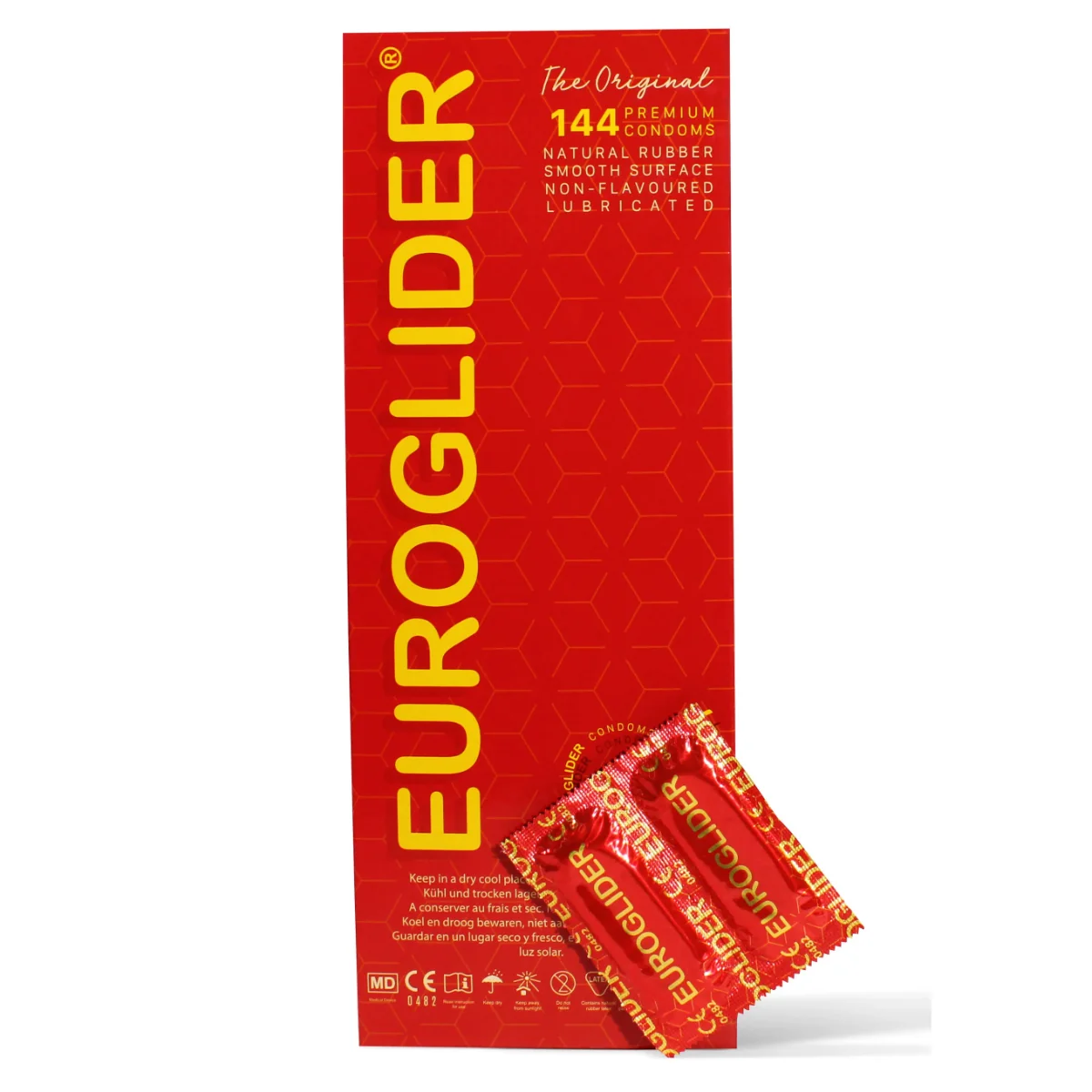 Euroglider kondómy, 144 ks