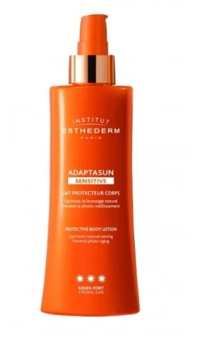 Institut Esthederm Adaptasun Sensitive Protective Body Milk Strong Sun 200 ml 1×200 ml, telové mlieko