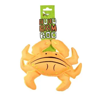 Huhubamboo Animal Krab Oranžový  1×1 ks, hračka pre psy