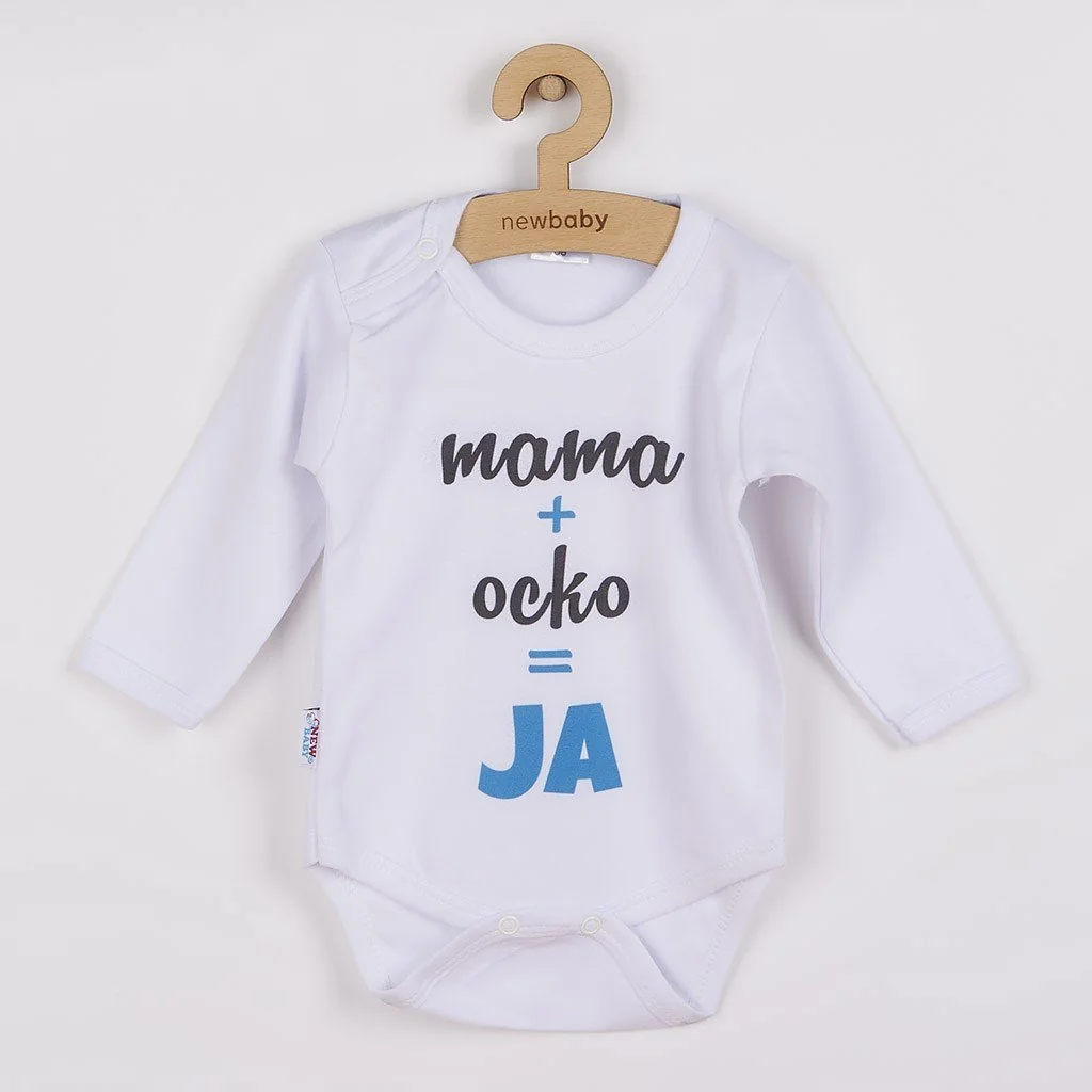 Body s potlačou mami, tati som Vaše zlatíčko - darčekové balenie, vel. 80 (9-12m)