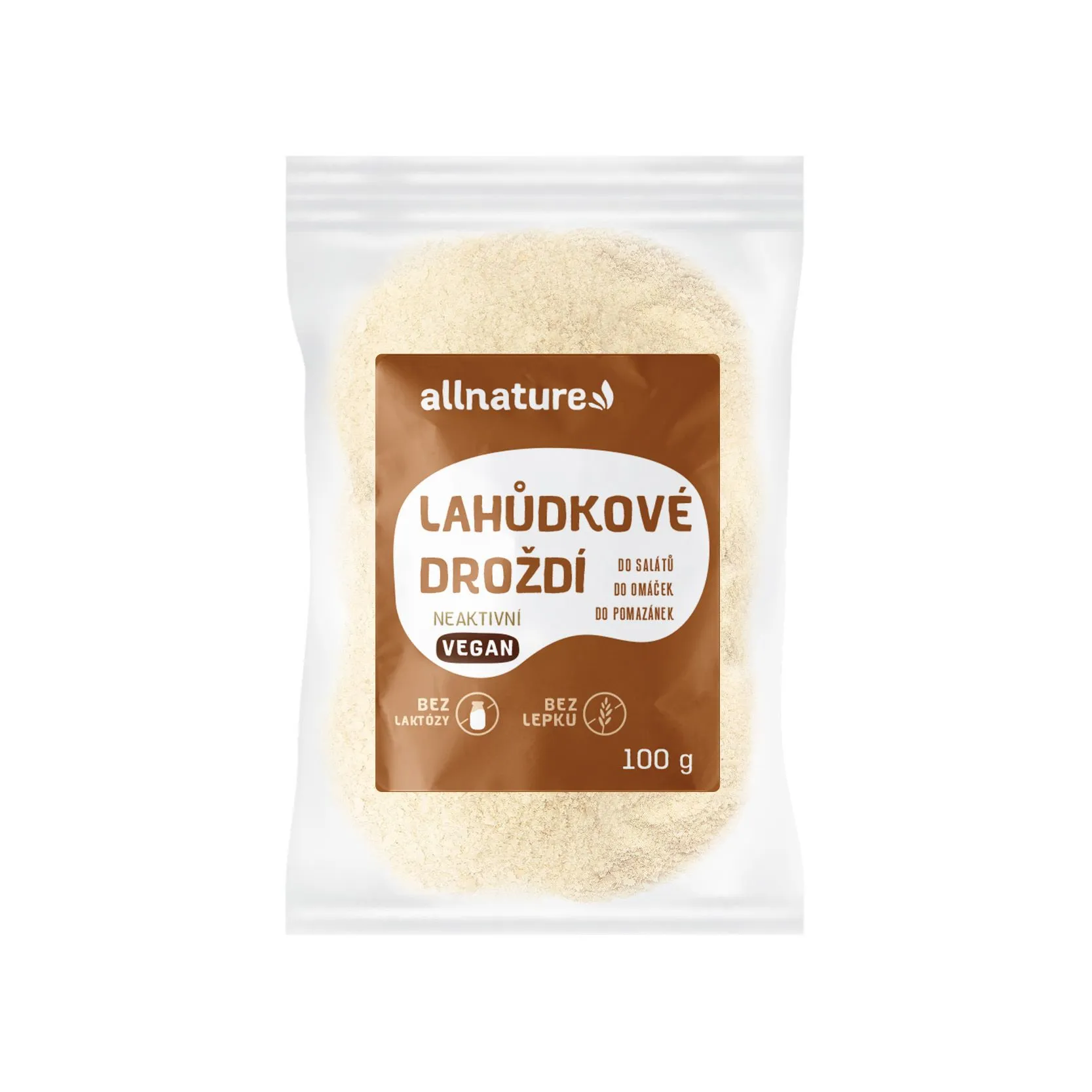 Allnature Lahôdkove Droždie Neaktívne 100g 1×100g