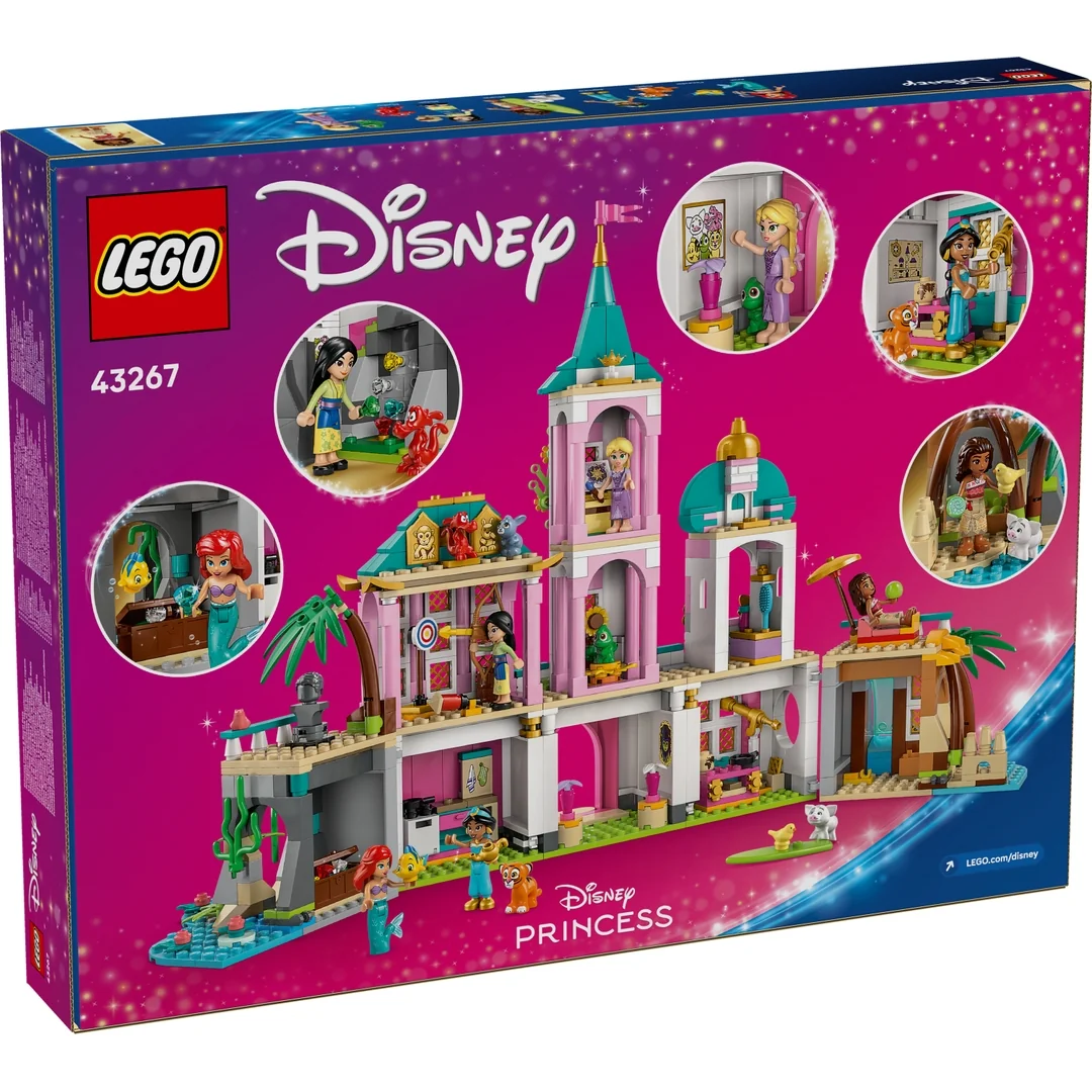 LEGO® │ Disney 43267 Hrad princezien a kráľovskí domáci miláčikovia