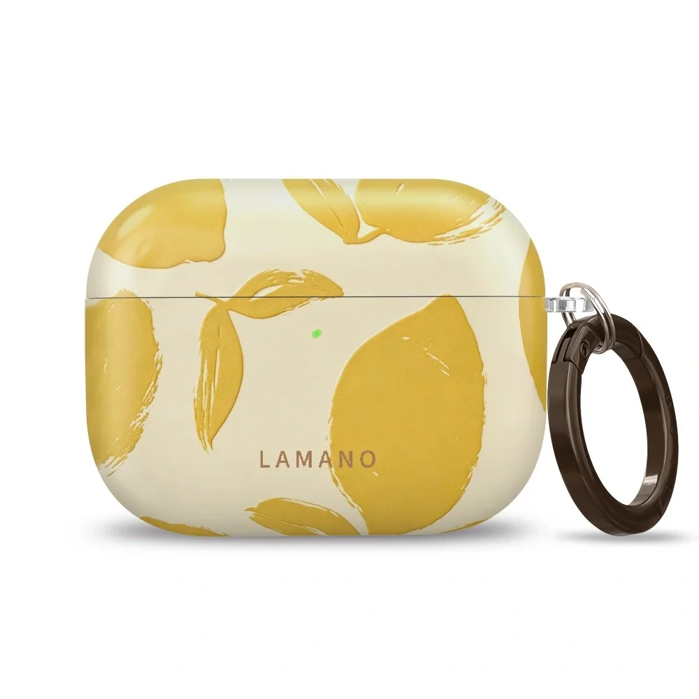 Tech-Protect Lamano puzdro na Apple AirPods Pro 3, lemon