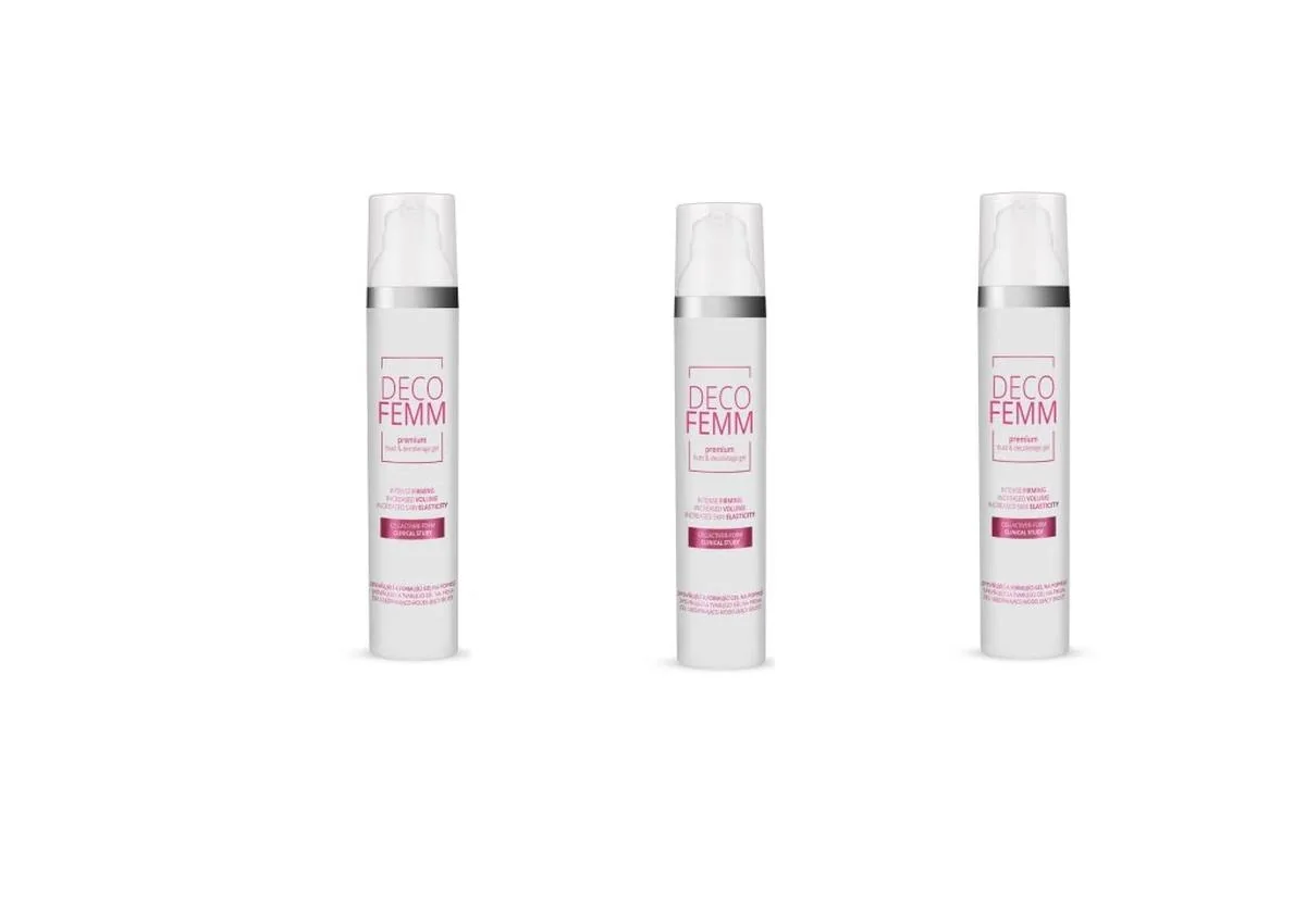 2+1 DecoFemm spevňujúci a formujúci gél na poprsie 100ml