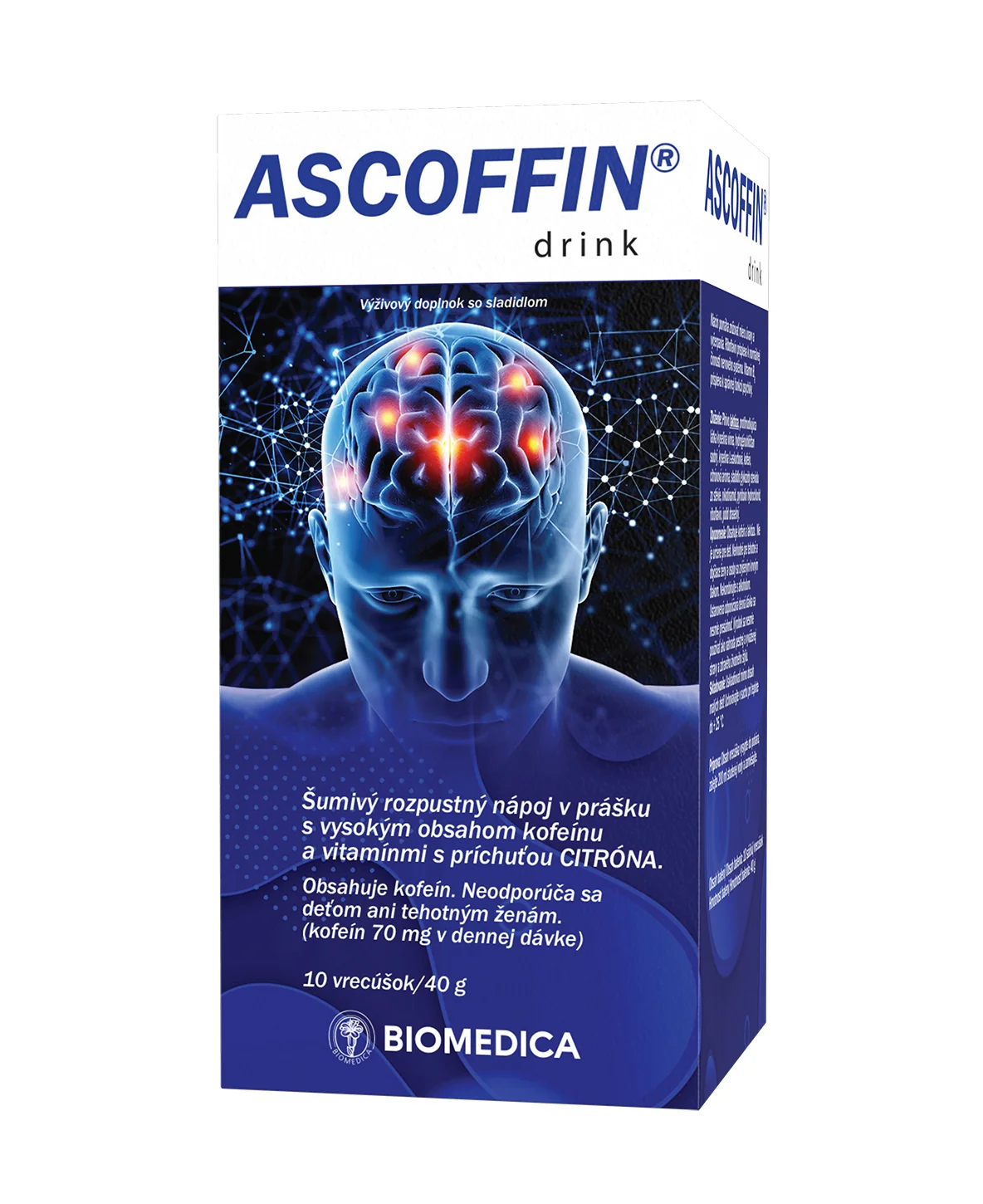 BIOMEDICA ASCOFFIN drink 1×10 ks, výživový doplnok