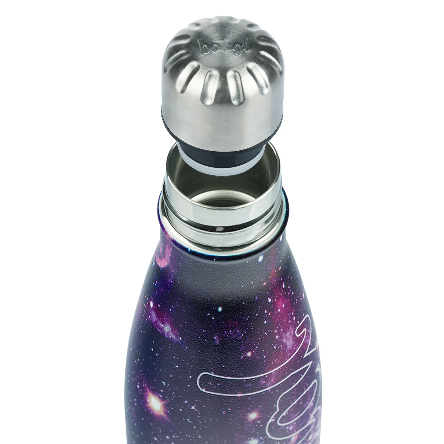 Baagl Termofľaša Galaxy s kovovým viečkom 500 ml 500 ml