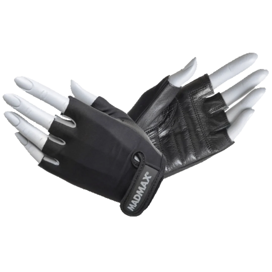 MADMAX MFG-251 GLOVES FOR FITNESS RAINBOW - Black/Mid grey, S