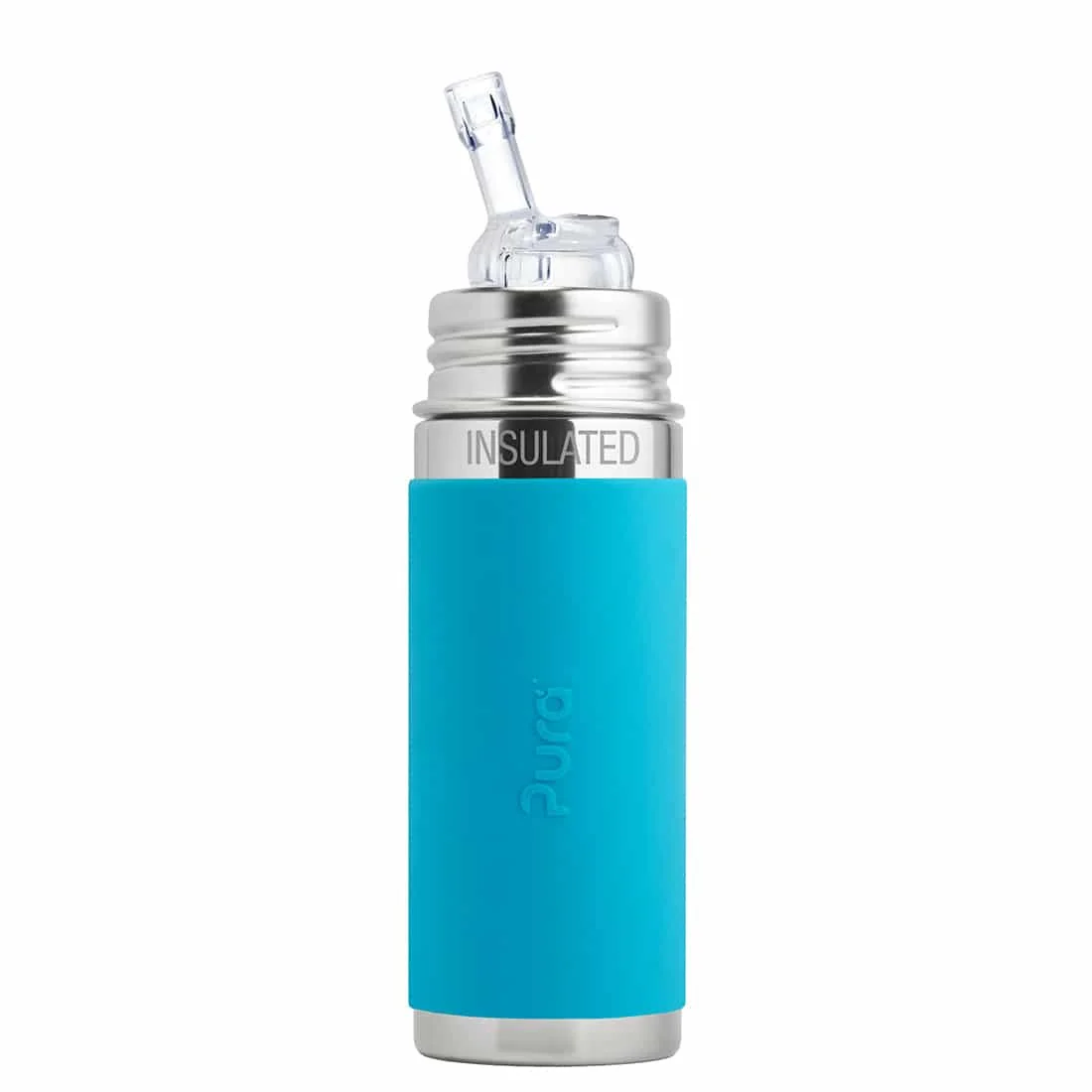 Pura TERMO fľaša so slamkou 260ml - aqua