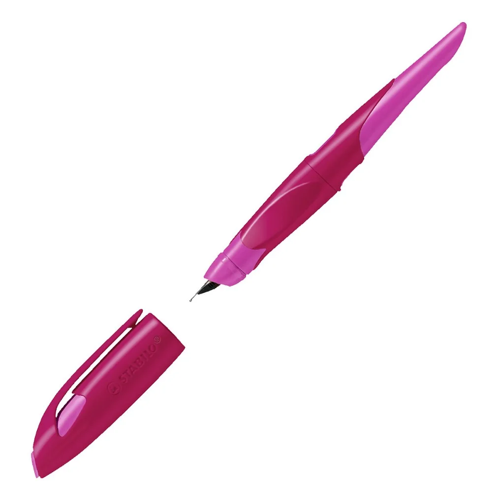 EASYbirdy tmavo ruzová/ruzová plniace pero vr. bombičky